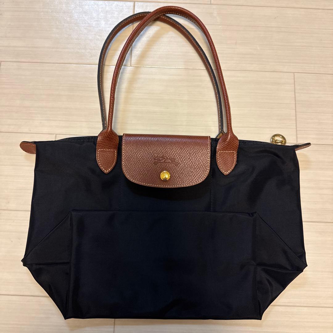 LONGCHAMPロンシャンル プリアージュ トートバッグMノアールブラック黒