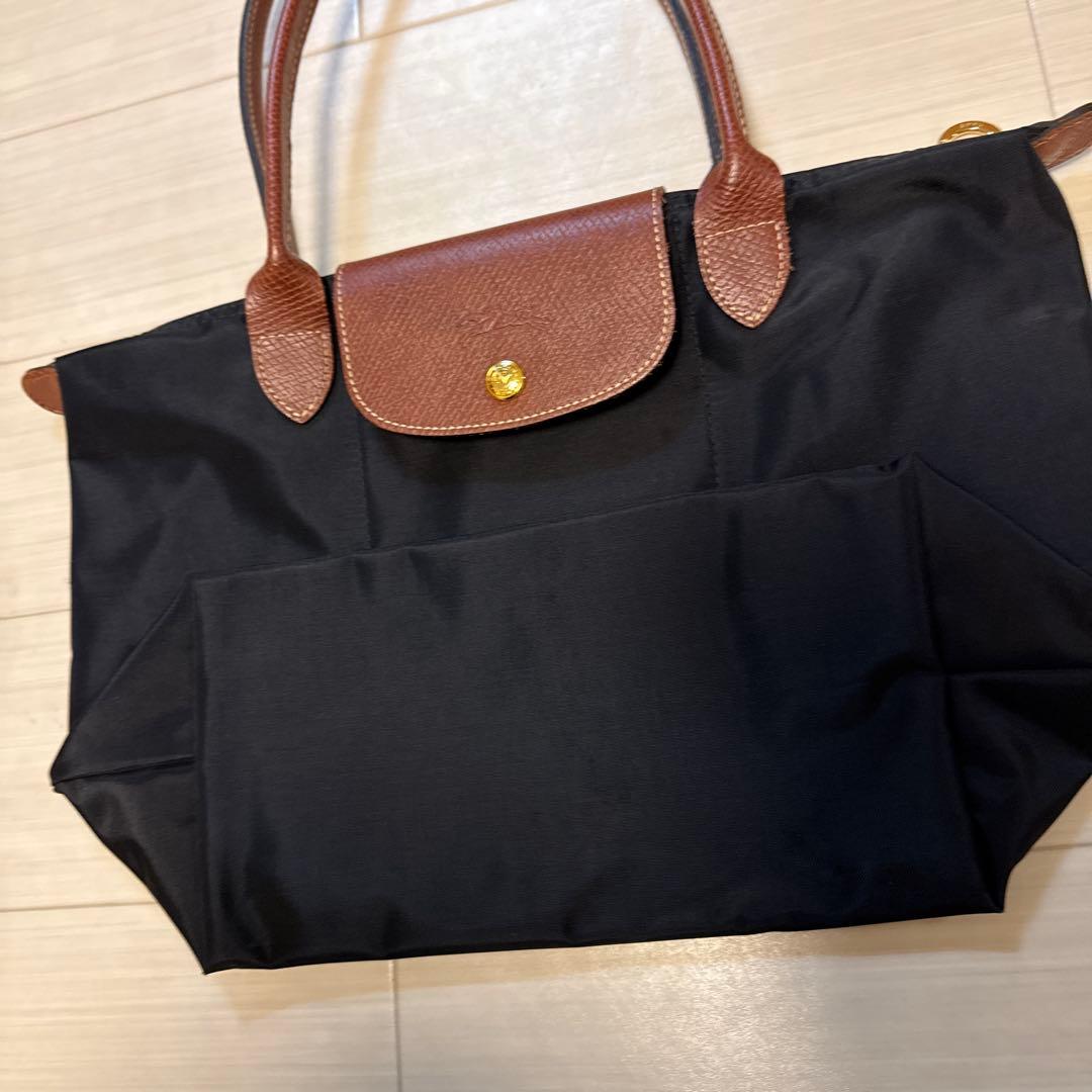 LONGCHAMPロンシャンル プリアージュ トートバッグMノアールブラック黒