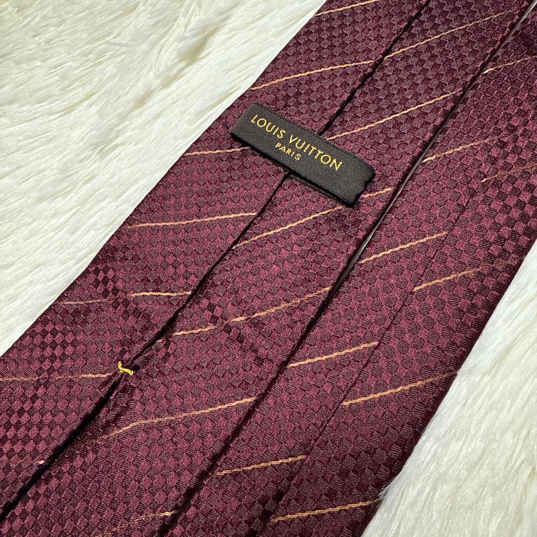 【未使用級】LOUIS VUITTON ブランドネクタイ　シルク