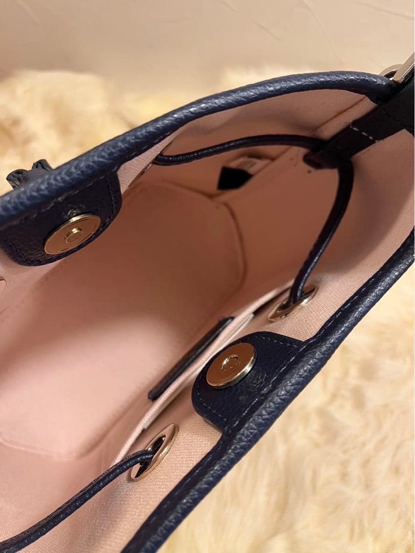 未使用◆正規品◆kate spadeケイトスペードエヴァ　ストローバケットバッグ