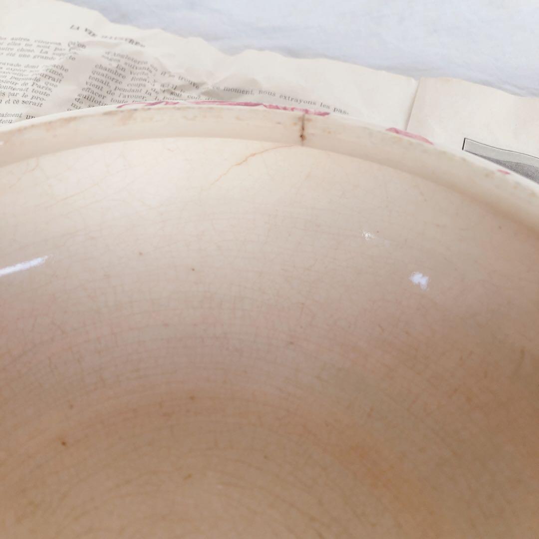 人気　ヴィエイヤーボルドー　レギュミエール クレマチス フランスアンティーク食器