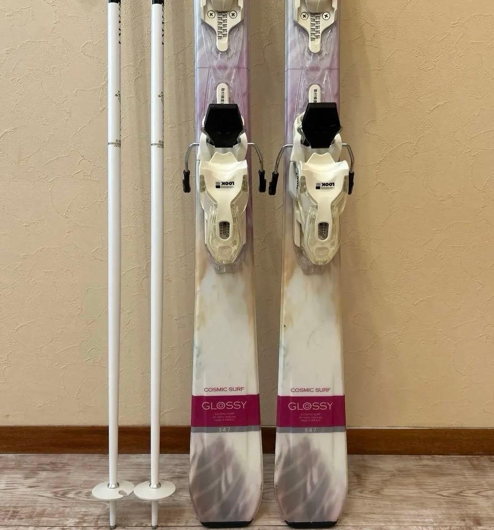 ◾️カービングスキーセット　板147㎝　ブーツ24㎝ 女性用　レディース用