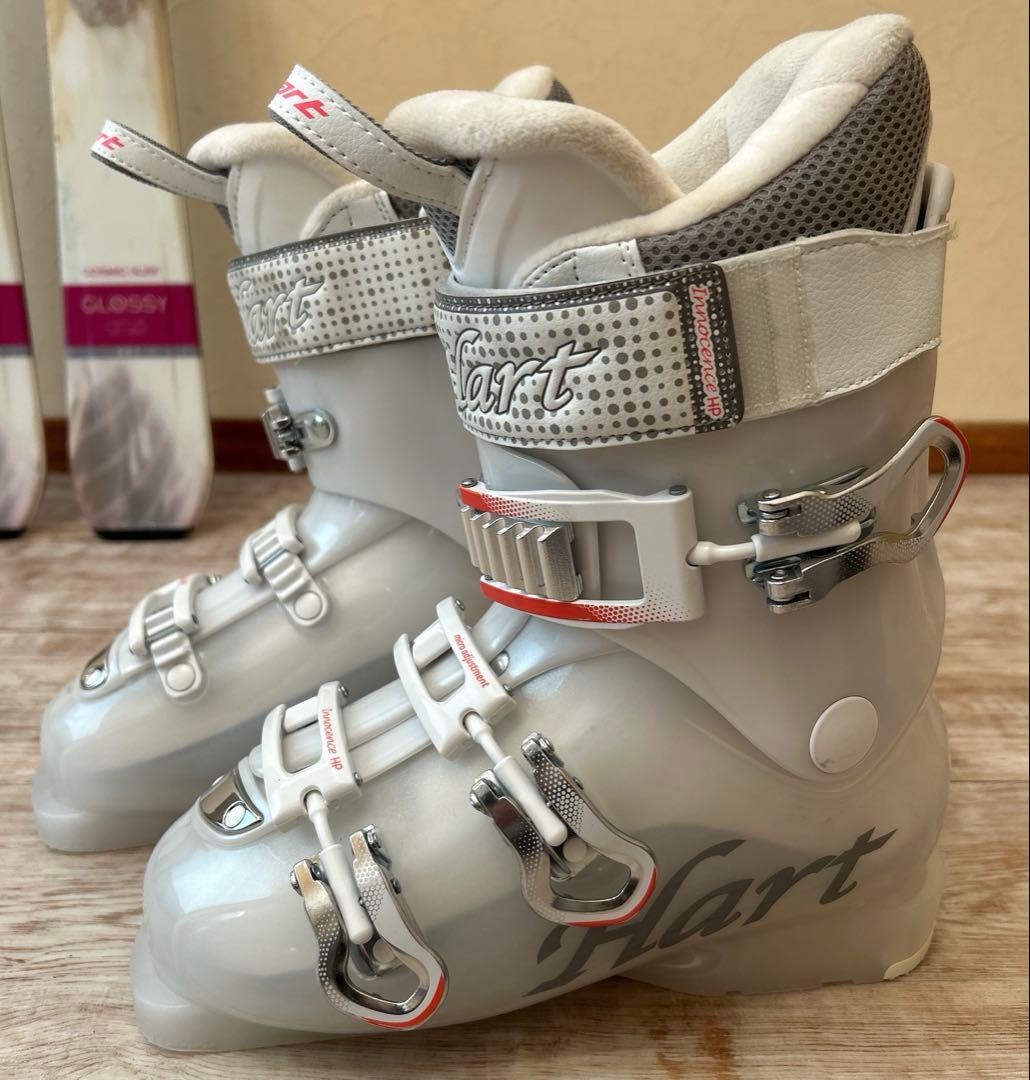 ◾️カービングスキーセット　板147㎝　ブーツ24㎝ 女性用　レディース用