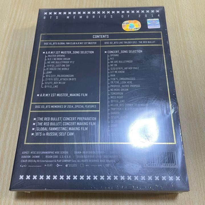 bts 2014 memories メモリーズ　DVD