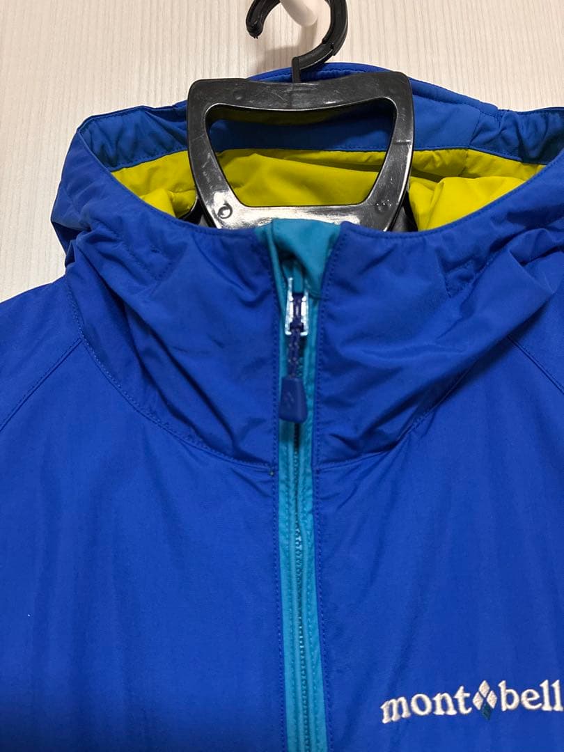 【極美品】モンベル　キッズ　子供　パウダーカバーオール　110センチ　つなぎ