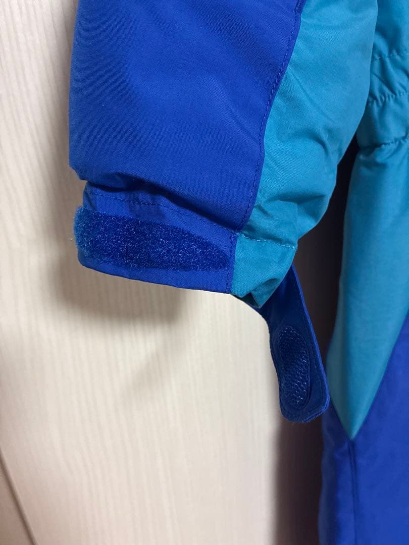 【極美品】モンベル　キッズ　子供　パウダーカバーオール　110センチ　つなぎ