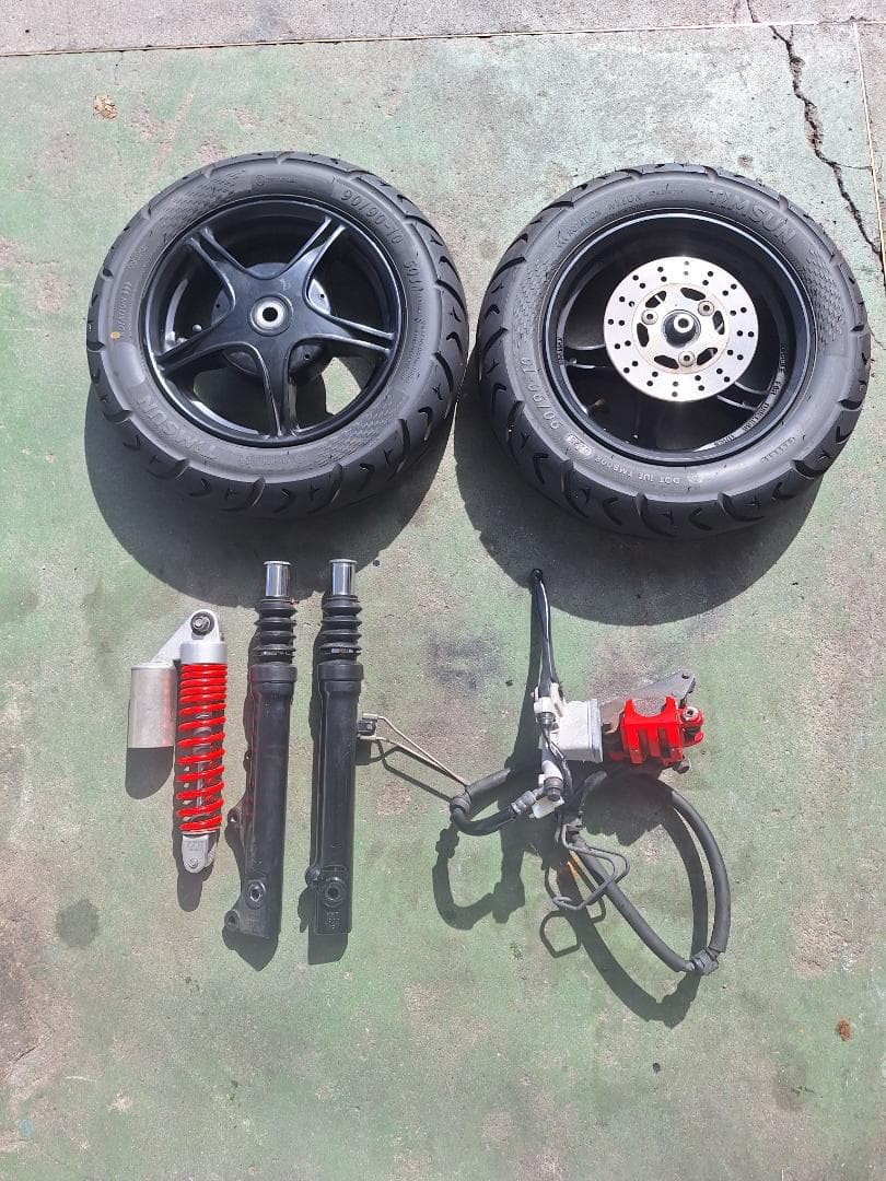 ジョグZR SA39 ホイール フォーク ブレーキマスター.キャリパー