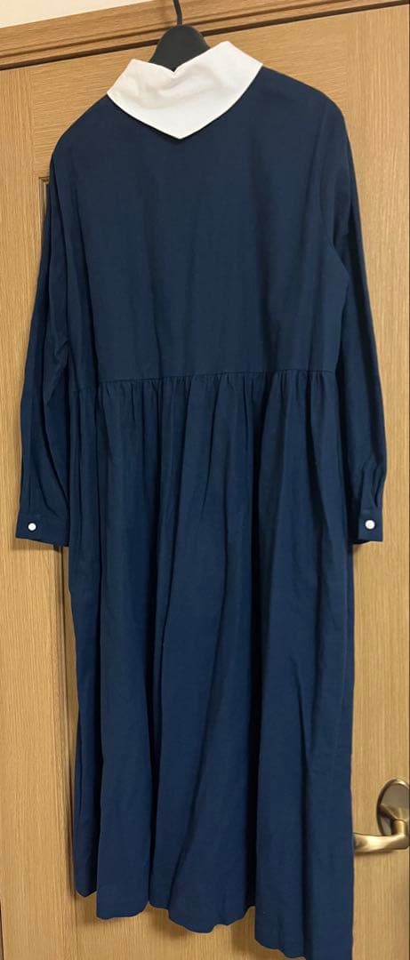 LUEUF ルフ　ソフトリネン コットンキャンバス バンダナワンピース