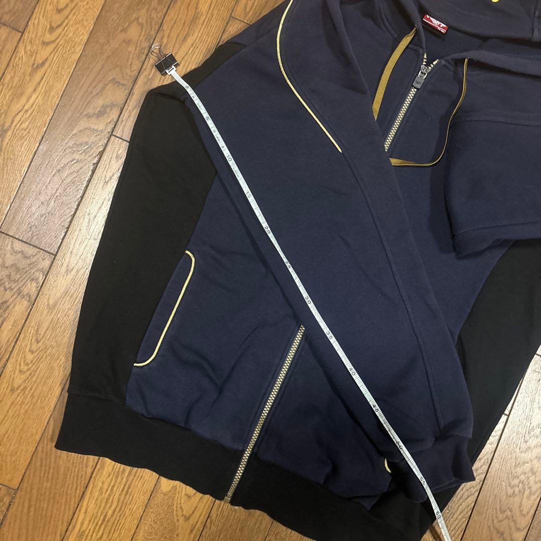 ローリングス／メンズスウェットジャージセット紺黒／XO