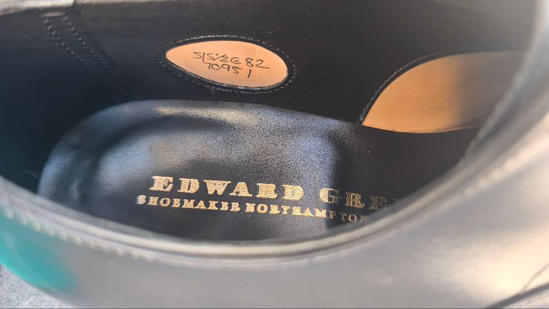【美品】EdwardGreen チェルシー黒 82ラスト UK5E 定価20万超