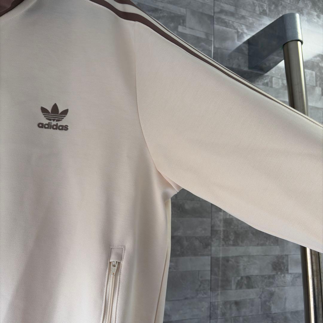 アディダス トラックジャケット ベージュ モカブラウン 希少 2XL