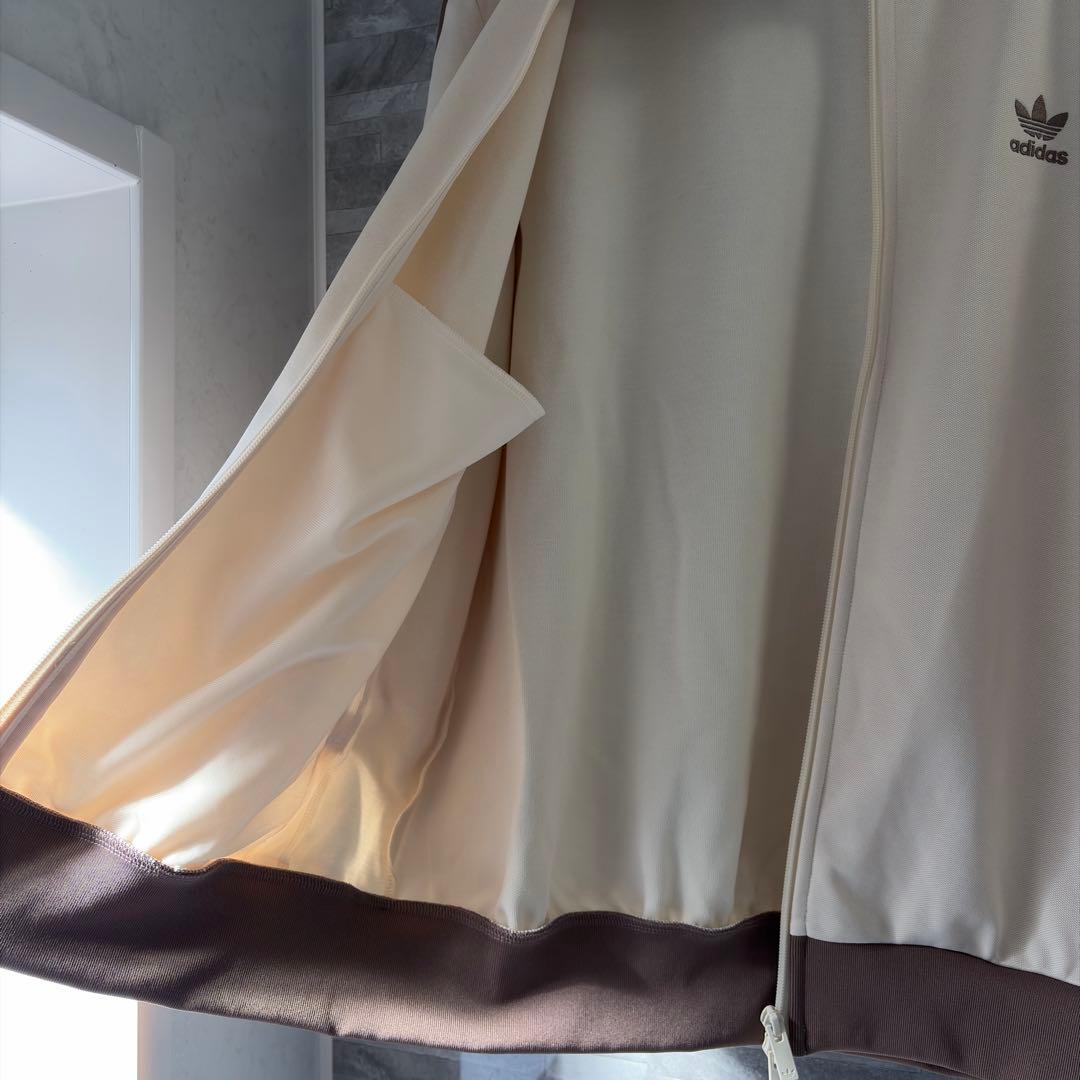 アディダス トラックジャケット ベージュ モカブラウン 希少 2XL