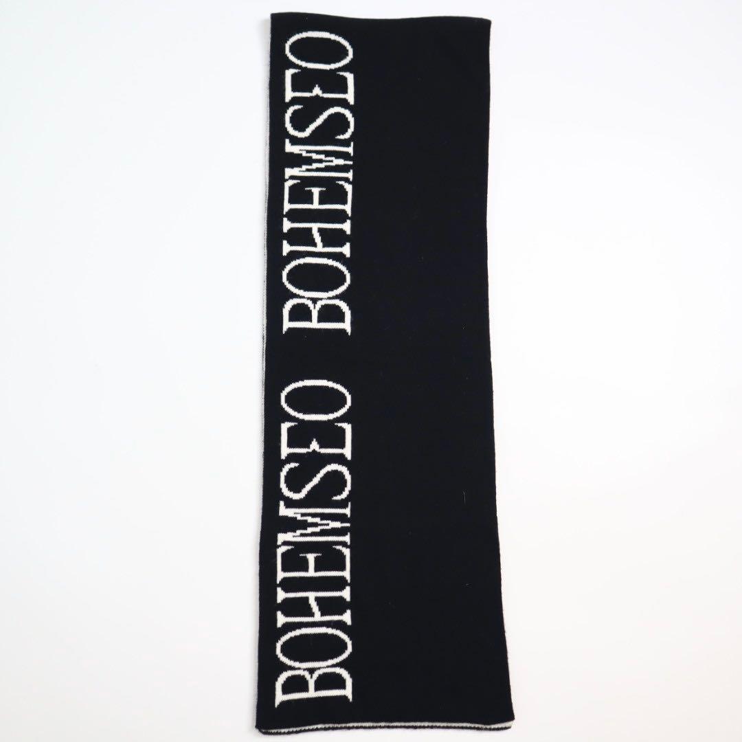 BOHEMSEO ロゴ ジャガードマフラー bohemian seoul