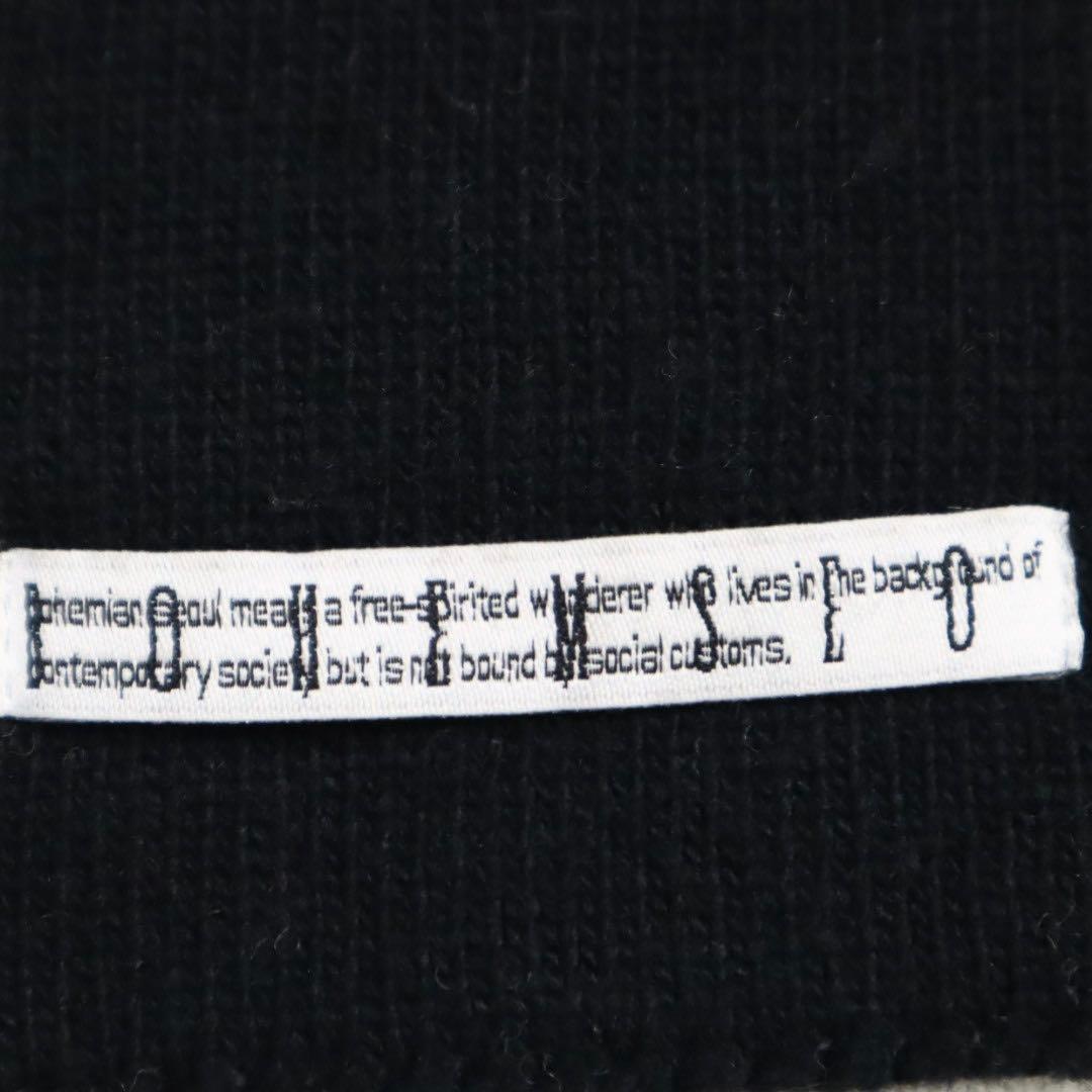 BOHEMSEO ロゴ ジャガードマフラー bohemian seoul