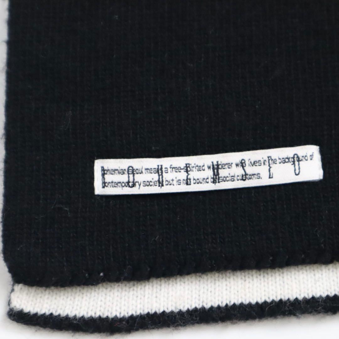 BOHEMSEO ロゴ ジャガードマフラー bohemian seoul