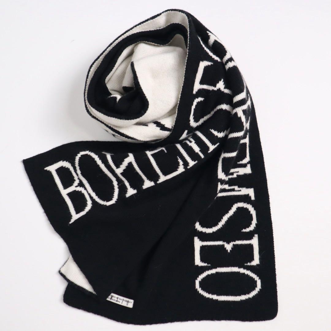 BOHEMSEO ロゴ ジャガードマフラー bohemian seoul