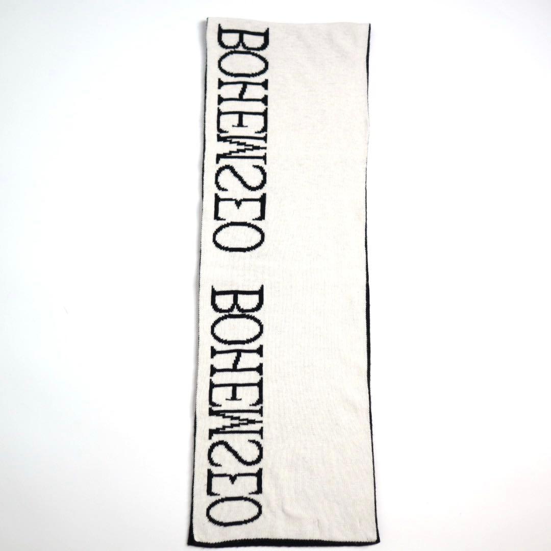 BOHEMSEO ロゴ ジャガードマフラー bohemian seoul