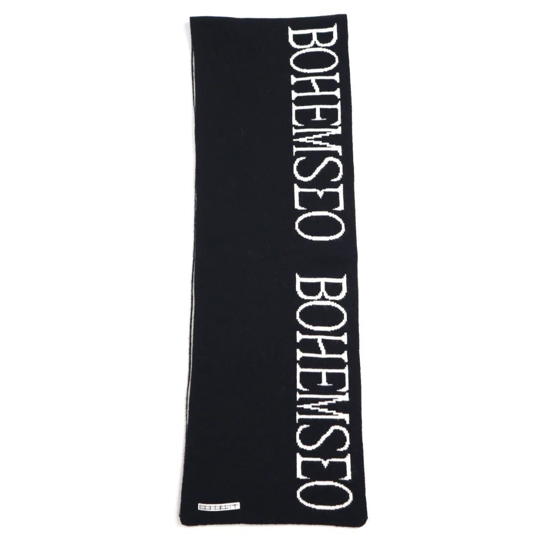 BOHEMSEO ロゴ ジャガードマフラー bohemian seoul