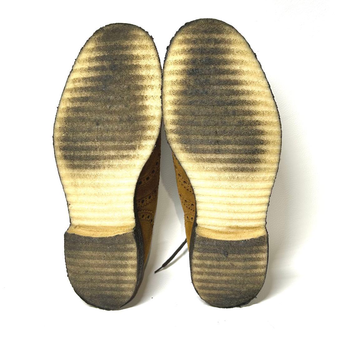 【ほぼ新品】チャーチ スエードウイングチップ フェアフィールドUK7