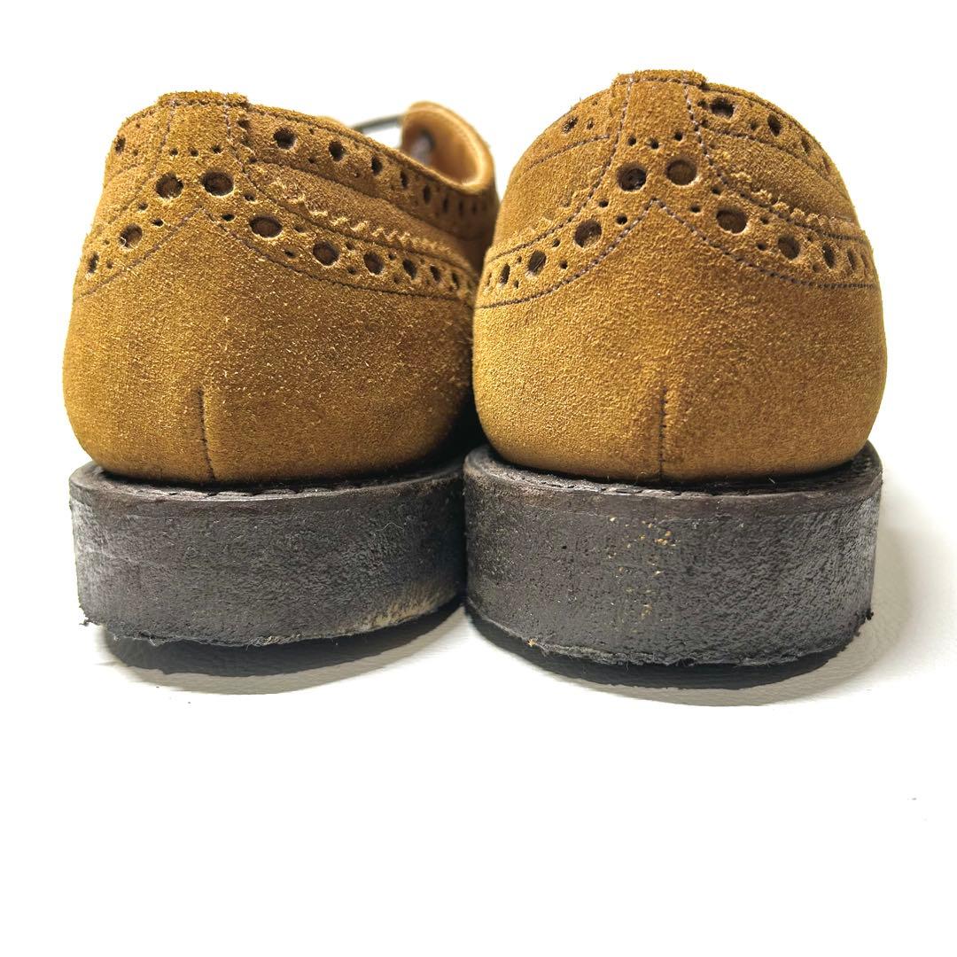 【ほぼ新品】チャーチ スエードウイングチップ フェアフィールドUK7