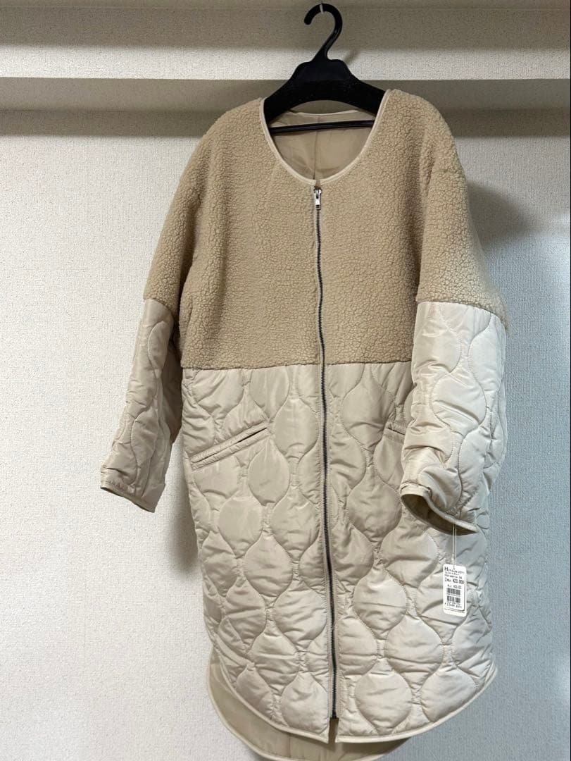 新品未使用★異素材 キルティングジャケット 定価23,000円 ヤマダヤ