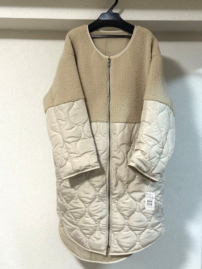 新品未使用★異素材 キルティングジャケット 定価23,000円 ヤマダヤ