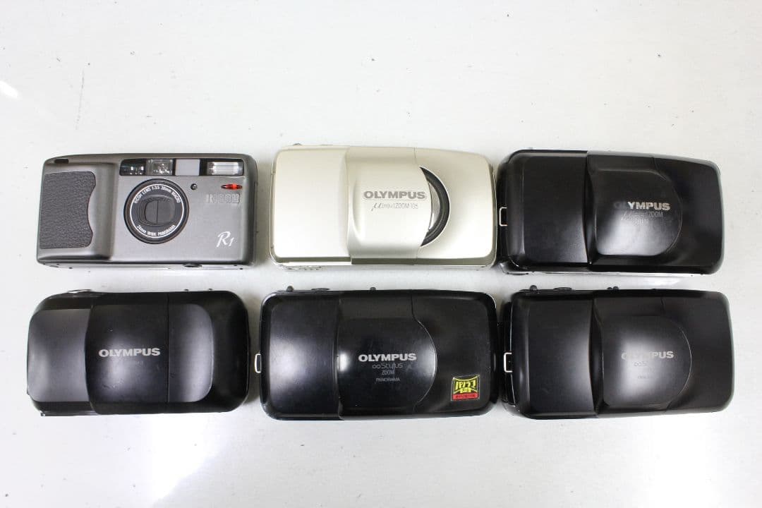 コンパクトフィルムカメラ 6台 リコー R1 オリンパス μ μ ZOOM