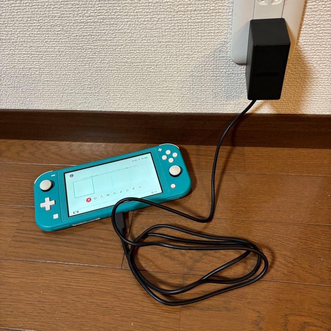 Nintendo Switch Lite本体 ターコイズ ACアダプター 箱付き