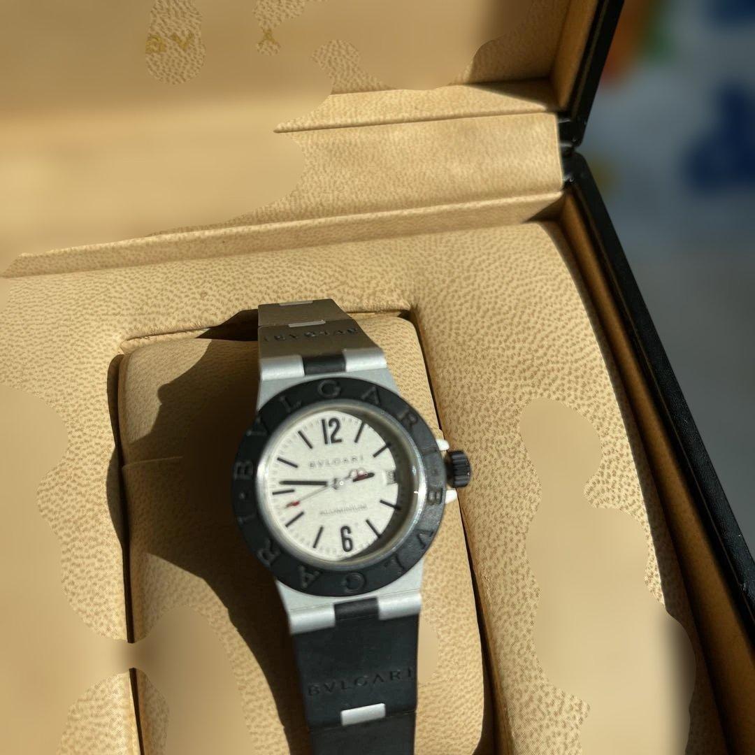 値下げしました☻BVLGARI AL29aレディース ラバーベルト 時計