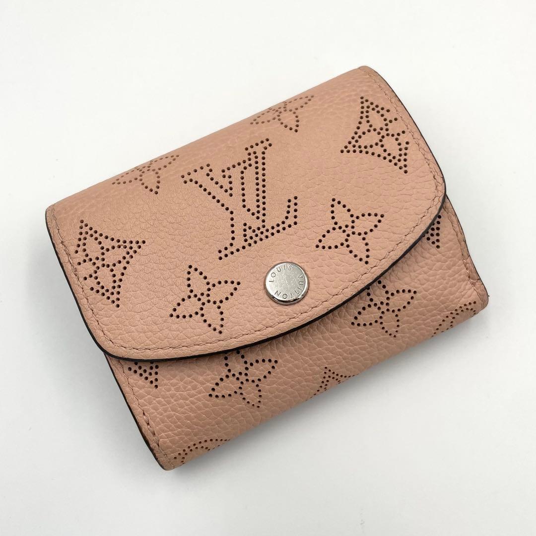美品★ルイヴィトン　マヒナ　ポルトフォイユ・イリスXS 三つ折り財布　箱・保存袋