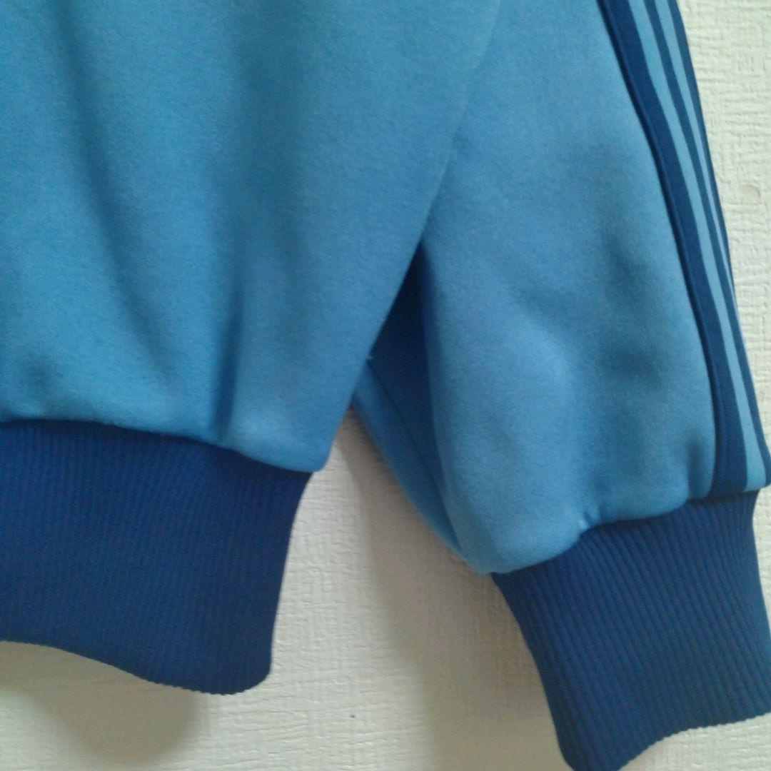 adidas　80s　レトロ　ハイネック　トレフォイル刺繍　トラックジャケット