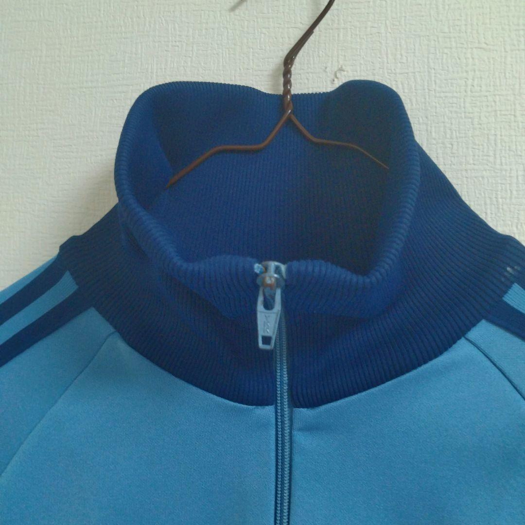 adidas　80s　レトロ　ハイネック　トレフォイル刺繍　トラックジャケット