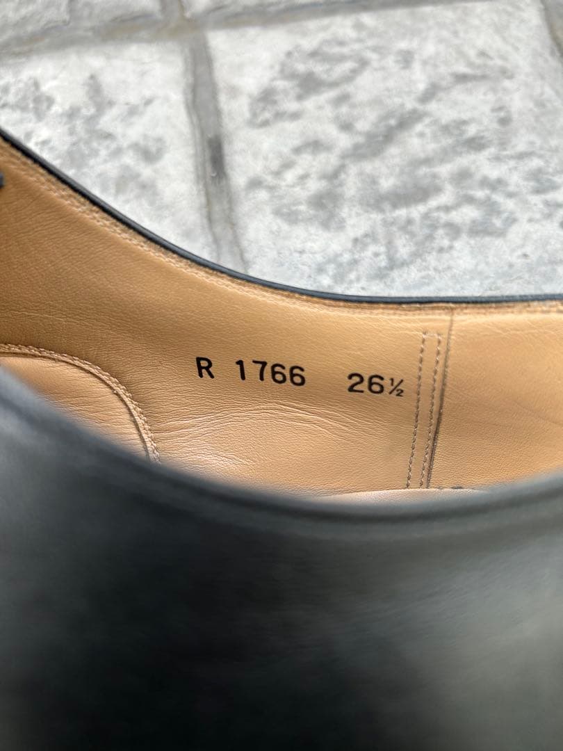 黒 スコッチグレイン　Scotch Grainストレートチップ