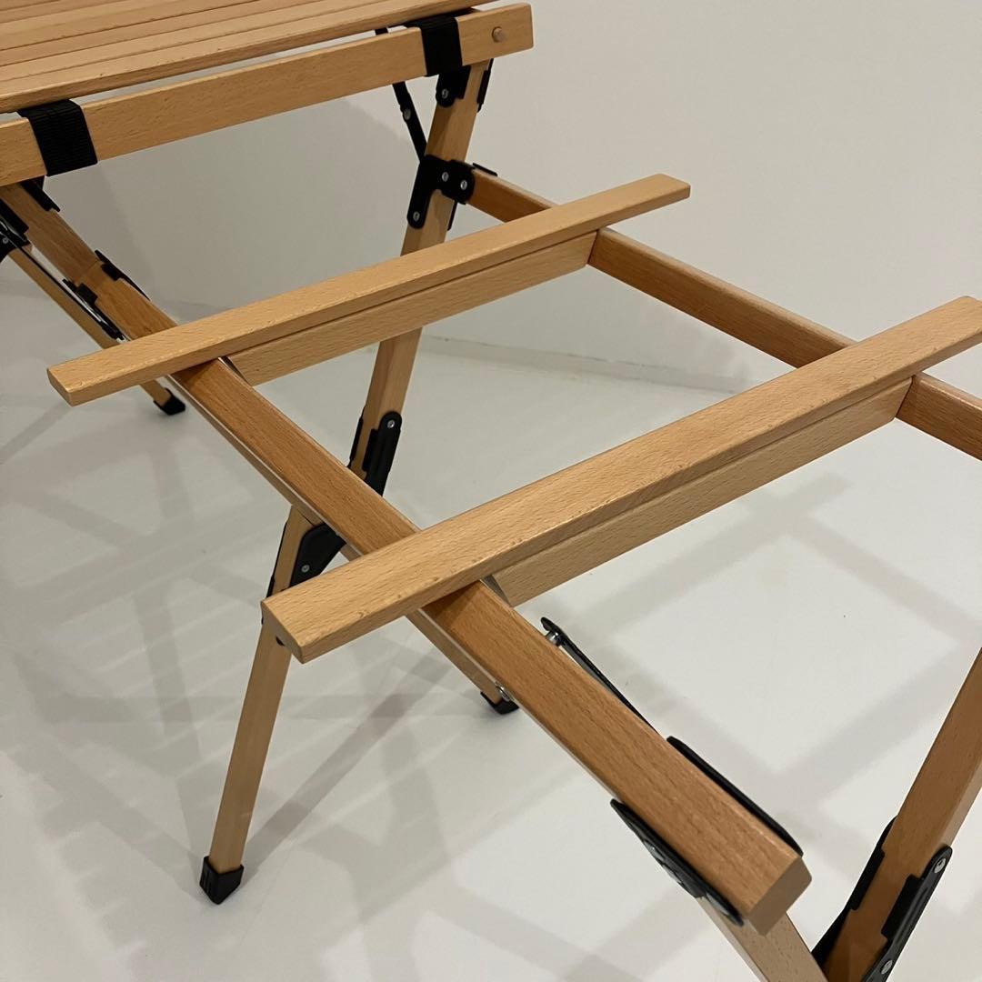 FIELDOOR ウッドロールトップ キッチンテーブル ツーバーナー対応