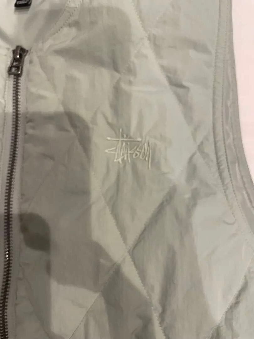 ライトグリーン キルティングベスト