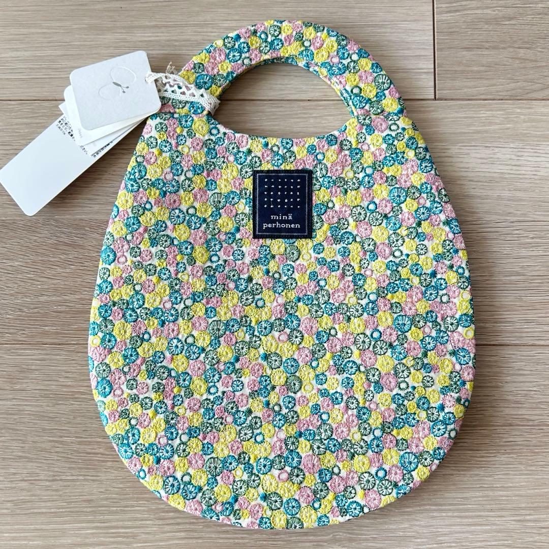 新品未使用　ミナペルホネン　uzura bag　skyful　light mix