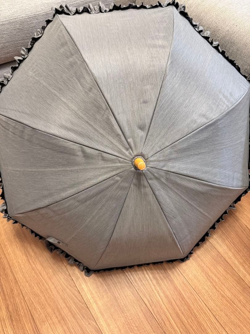 袋付き　サンバリア100 ストレート　フリルフロスト グレー