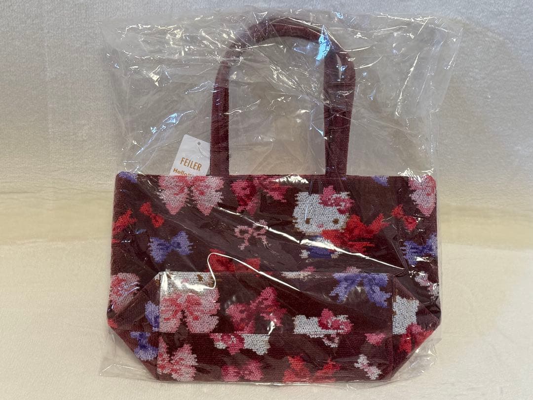 新品未開封★限定完売品★厳選柄★フェイラー×ハローキティー★トートバッグ★Ａ