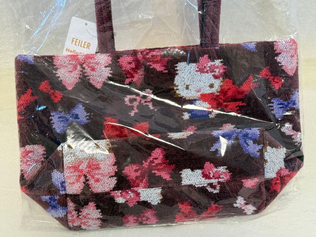 新品未開封★限定完売品★厳選柄★フェイラー×ハローキティー★トートバッグ★Ａ