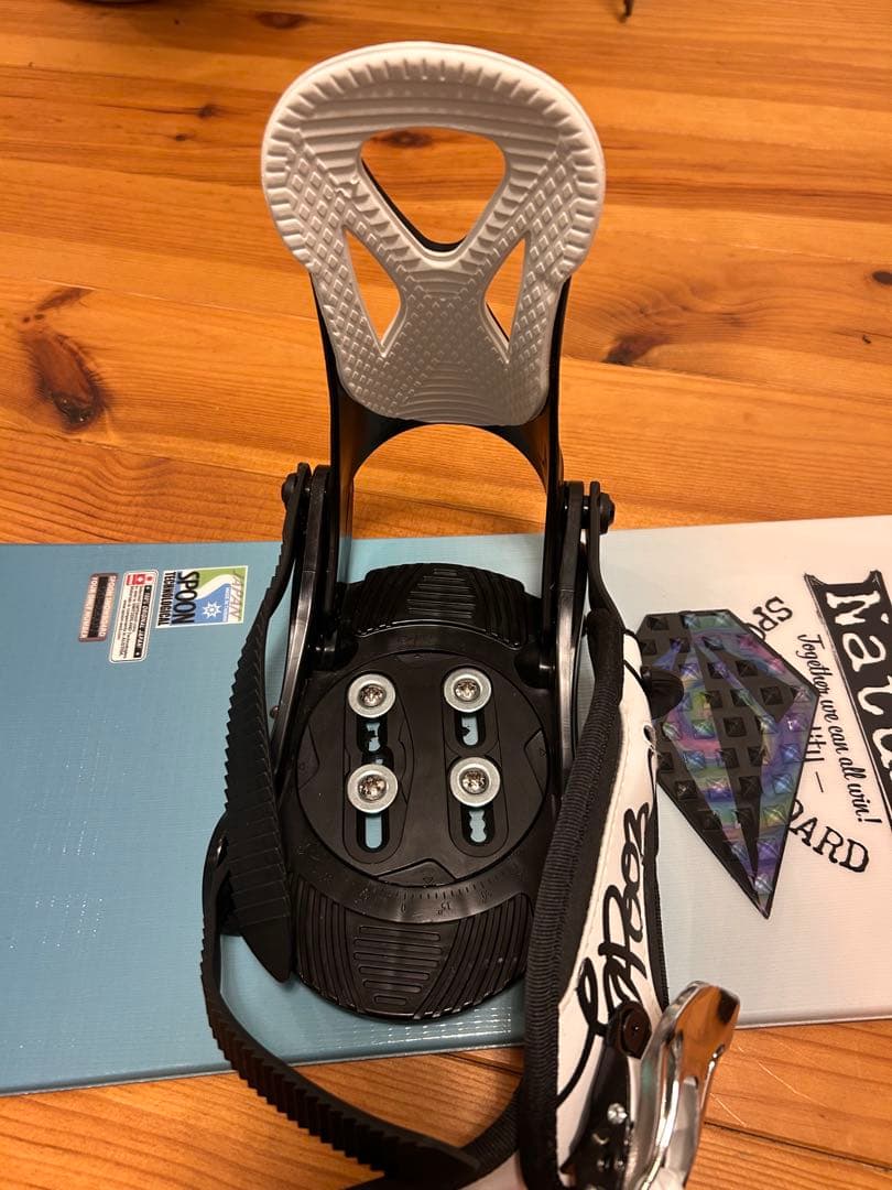SPOON Natureキッズ スノーボードビンディングブーツ3点セット 120