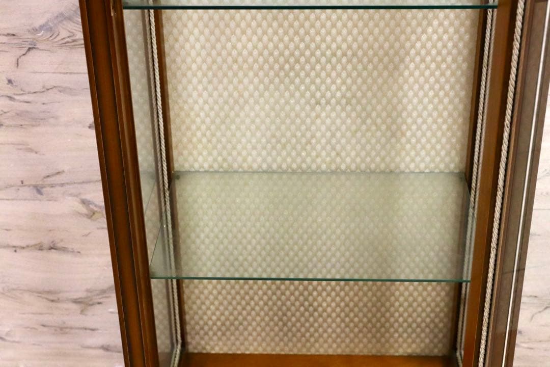 GMIS232○西洋 イタリア アンティーク 飾り棚 キャビネット リビング