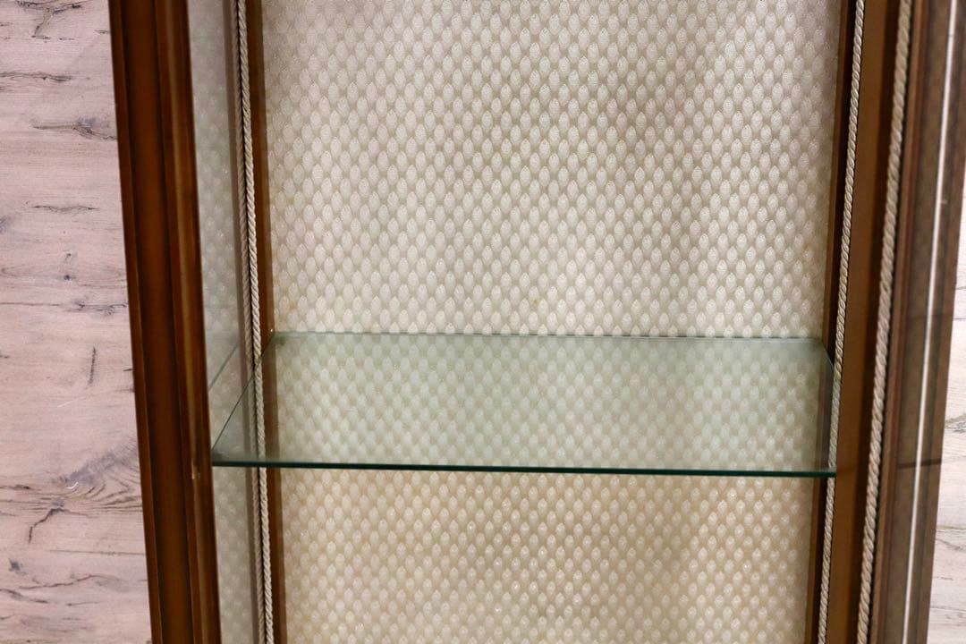 GMIS232○西洋 イタリア アンティーク 飾り棚 キャビネット リビング