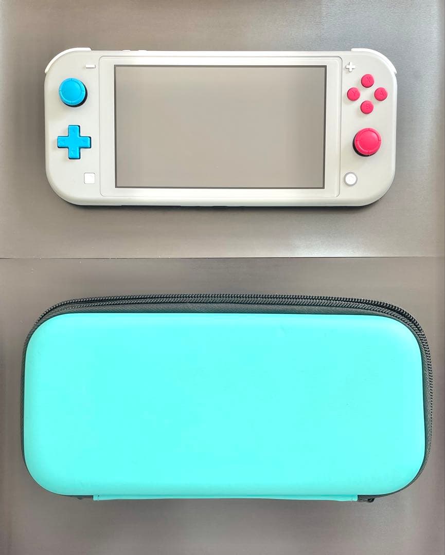 超美品‼️ニンテンドースイッチ ライト+バッテリー新品+ケース+ガラスフィルム付✨