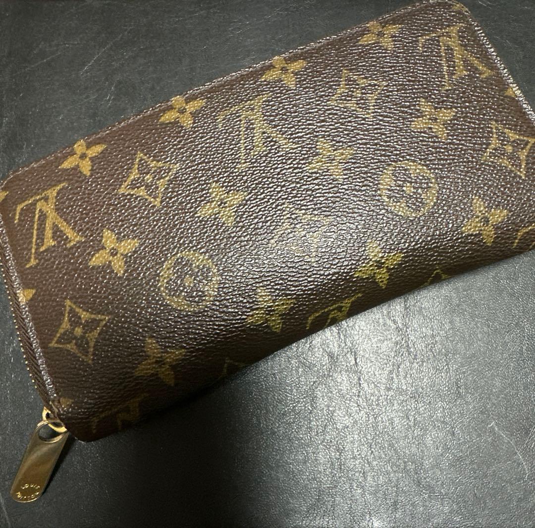 【訳あり】正規品 ルイヴィトン モノグラム 長財布 M60017 ファスナー不良