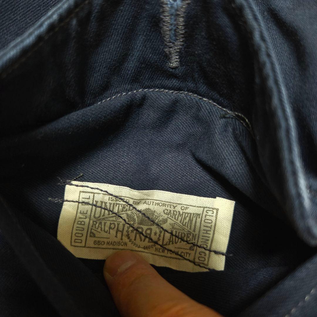 値下げ RRL ダブルアールエル スリム コットン チノパンツ ネイビー