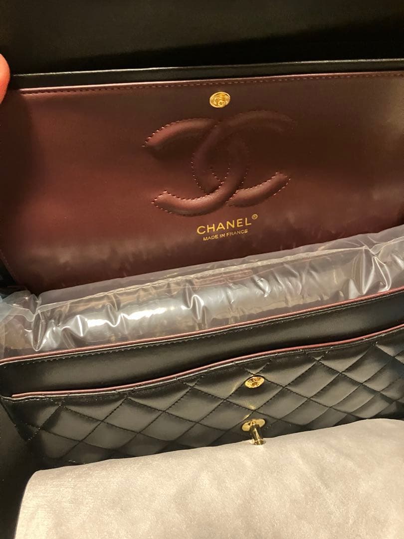 かなり美品　CHANEL デカマトラッセ　30cmノベルティ　ゴールド　シリアル