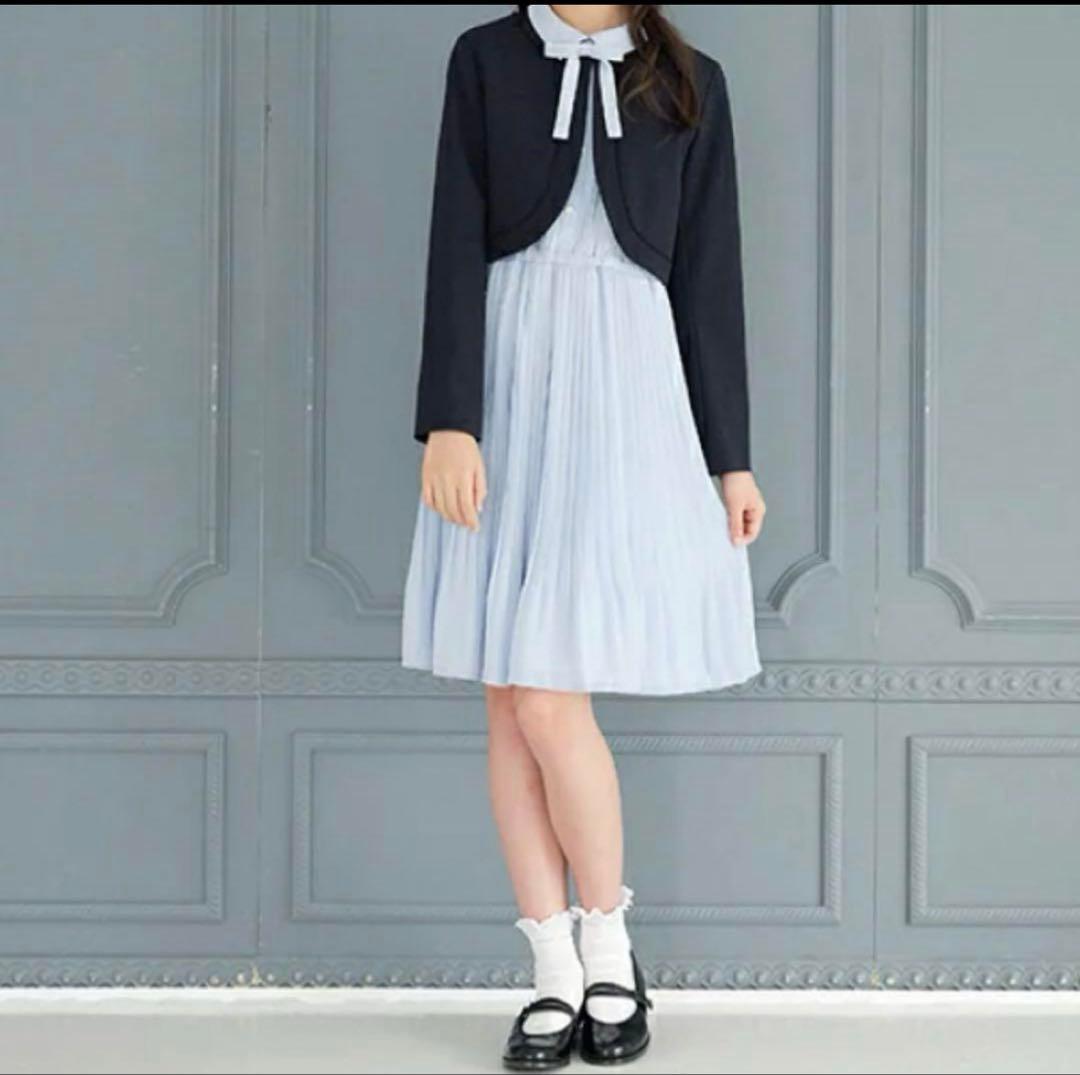 ポンポネットジュニア　ノーカラーボレロジャケットＬ　160センチ