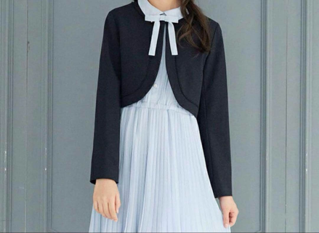 ポンポネットジュニア　ノーカラーボレロジャケットＬ　160センチ