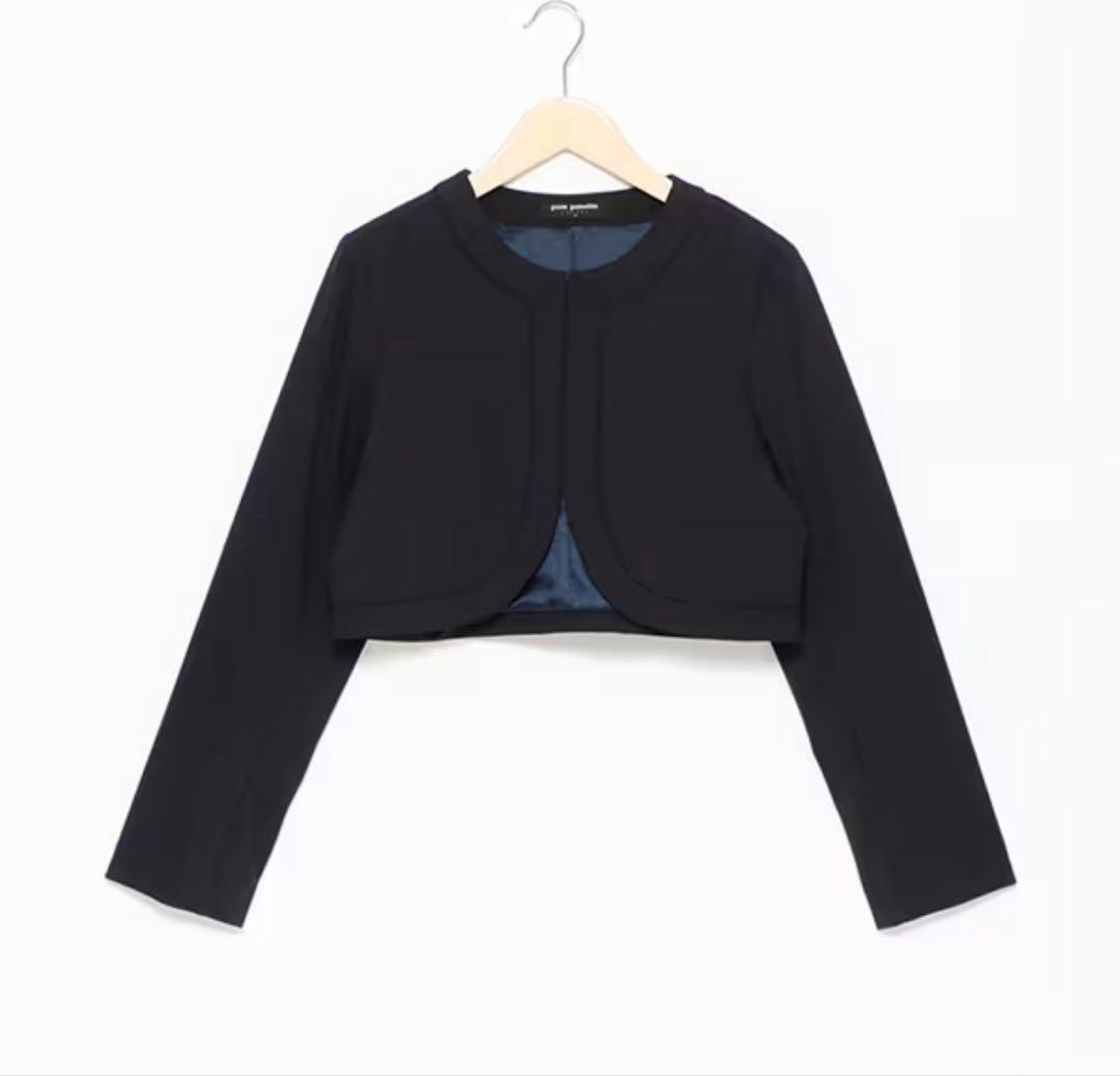 ポンポネットジュニア　ノーカラーボレロジャケットＬ　160センチ