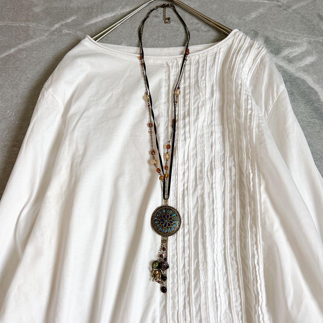 美品⁂センソユニコ⁂メフウ⁂長袖カットソー　プルオーバー　アシメ　変形 2024